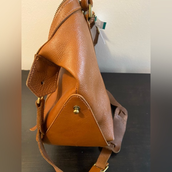 MADEWELL Glasgow English Saddle Leather Satchel Top Handle Shoulder Bag B6386 - Picture 6 of 16